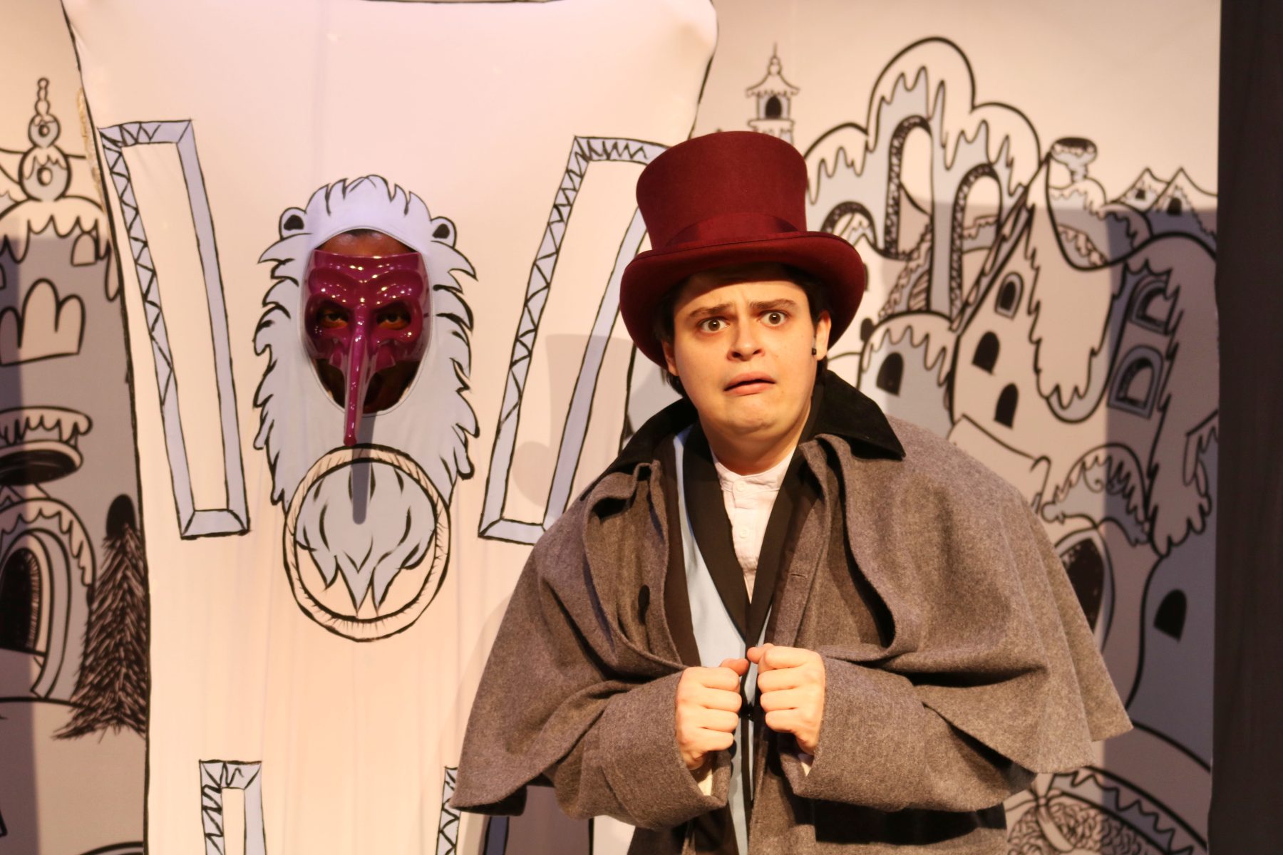 scrooge making funny face