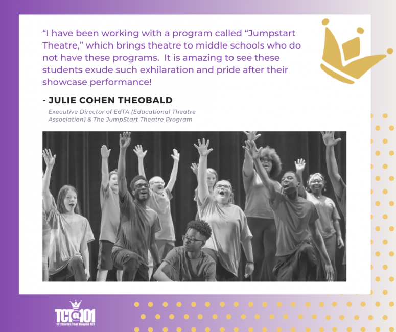 Photo of kids dancing with quote