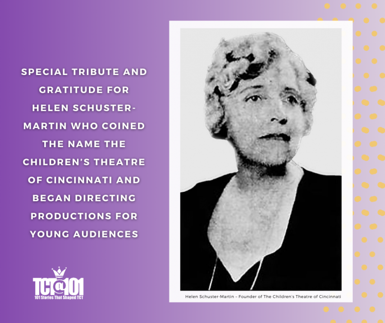 Photo of founder of TCT, Helen and thank you message