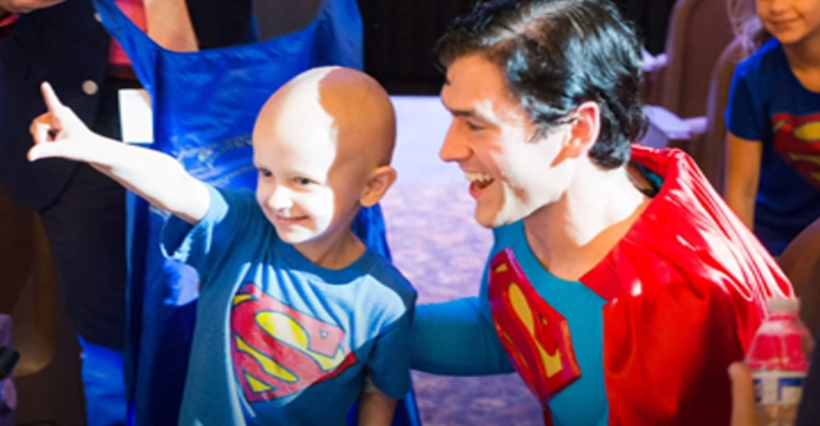 superman with little boy