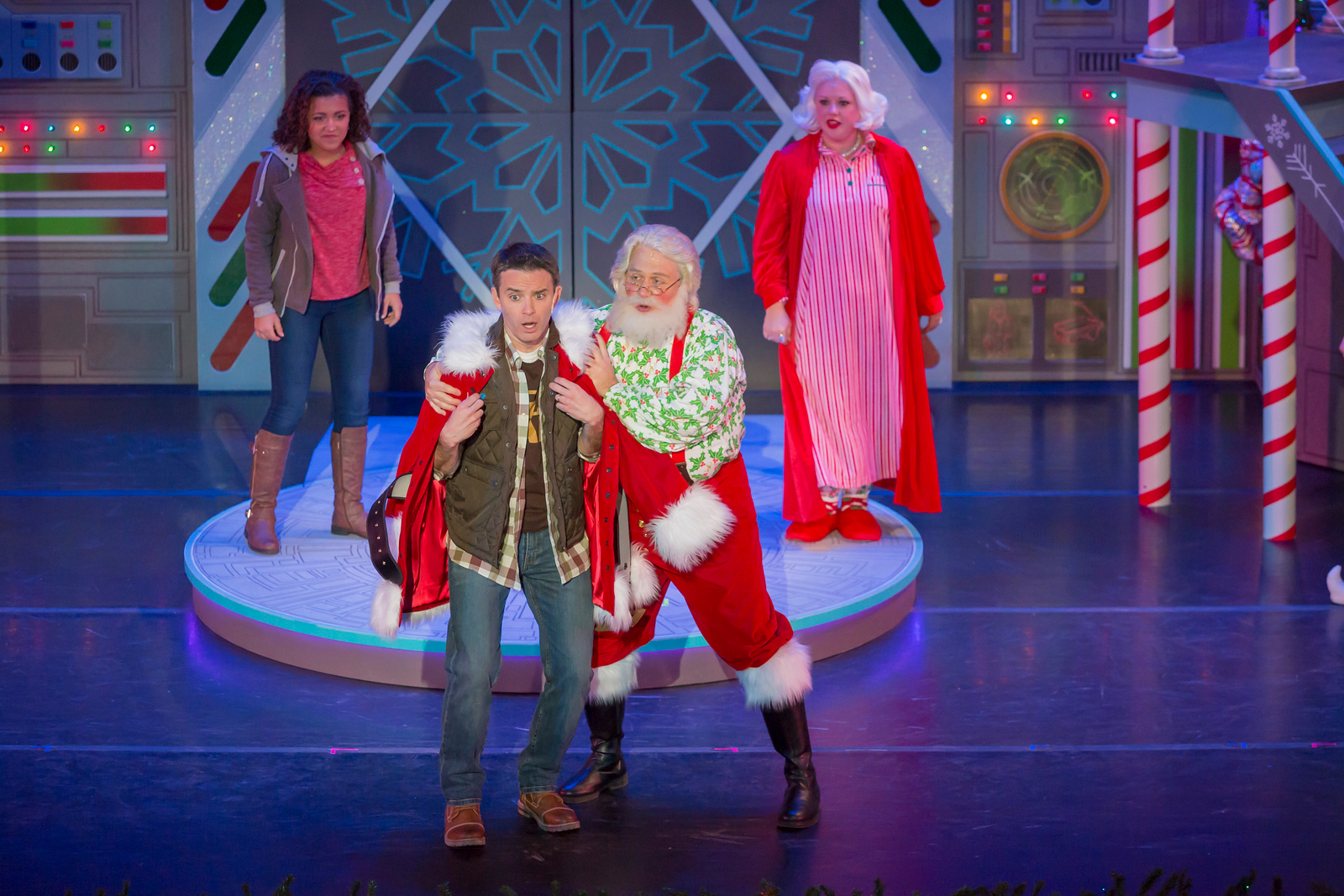 Santa Claus in performance