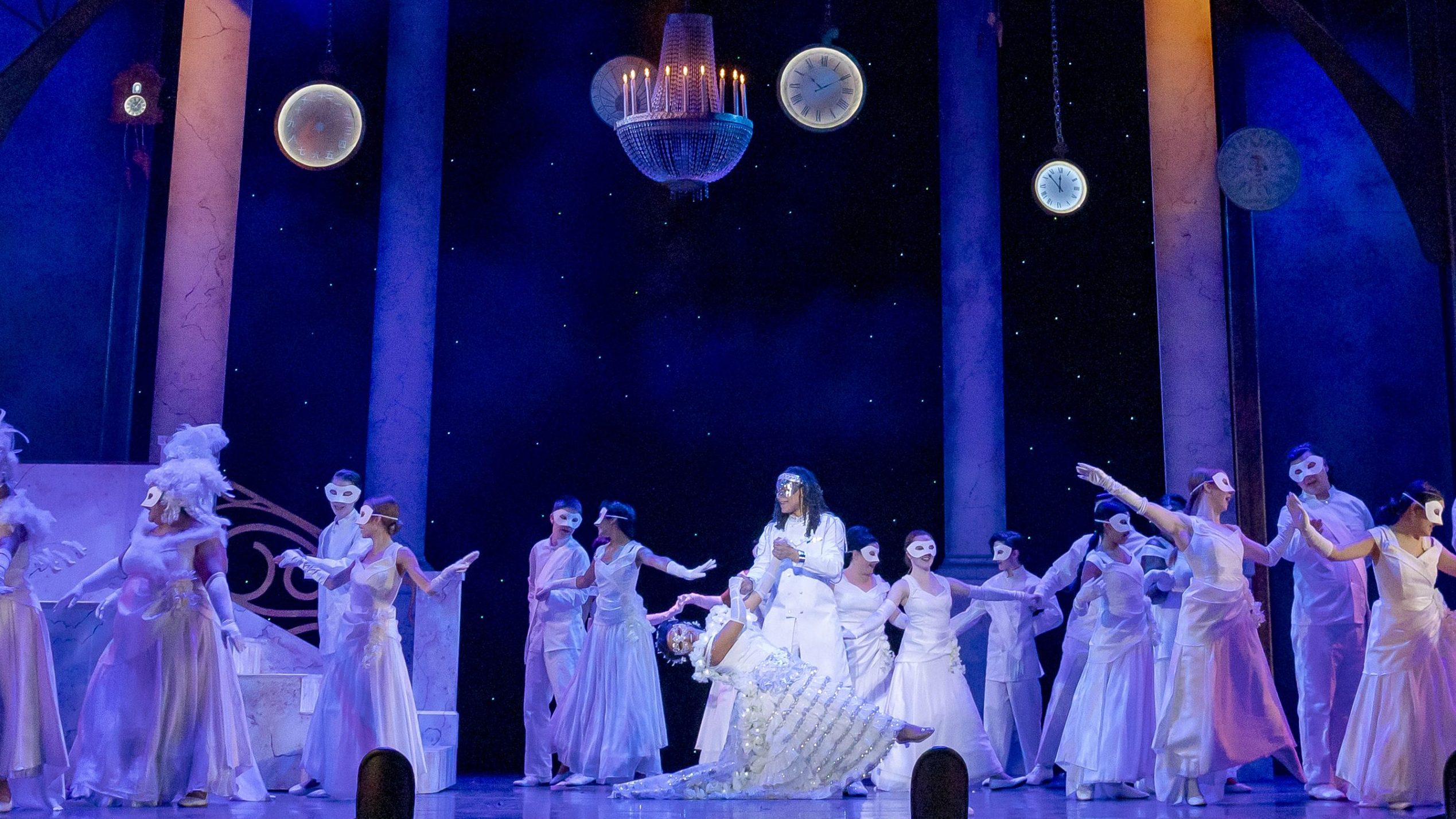 Cinderella actors dancing at ball